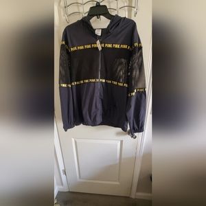 Brand new Black & gold windbreaker by PINK